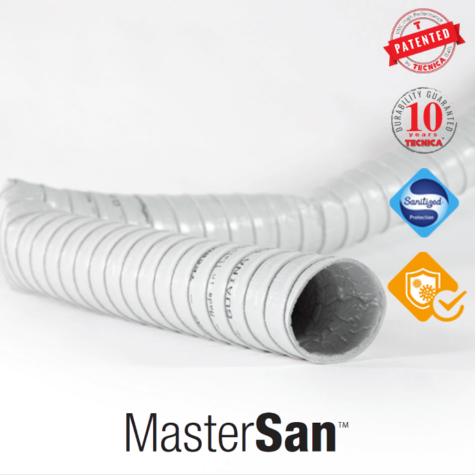 Tubi flessibili MasterSan per sanificazione aria