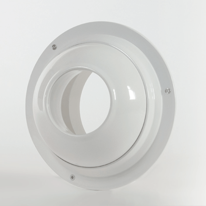Circular diffusers with orientable nozzles